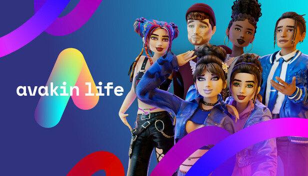 Avakin LifeのSteamストアページのヘッダー画像（タイトルロゴ）