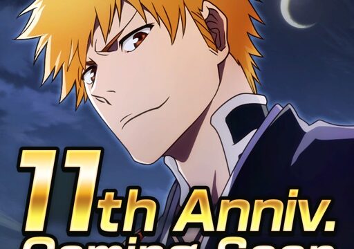 BLEACH Brave Souls(ブレソル)アプリアイコン、黒崎一護と11周年記念ロゴ
