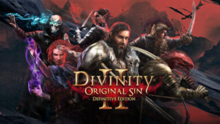 Divinity: Original Sin 2 - Definitive Editionのキーアート、6人の主要キャラクターとロゴが並ぶヘッダー画像