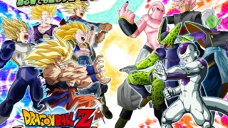ドラゴンボールZ ドッカンバトルの公式ロゴとキャラクターたち