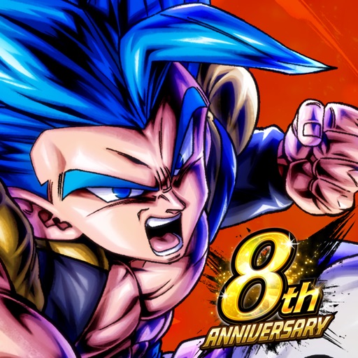 ドラゴンボールレジェンズのアプリアイコン、8周年記念デザインの超サイヤ人ゴジータ