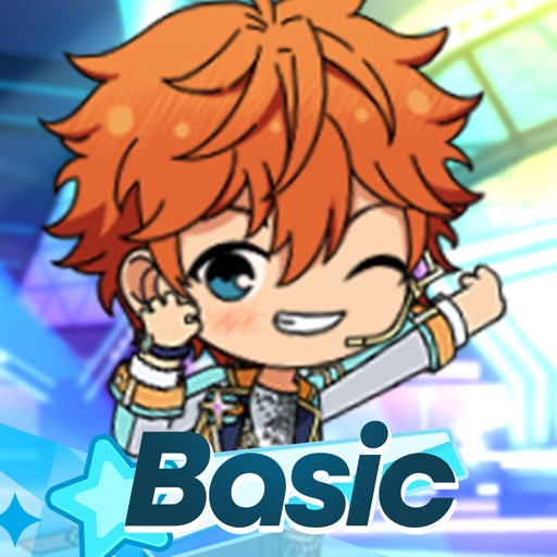 あんさんぶるスターズ!!Basicのアプリアイコン、オレンジ髪のアイドルキャラクター