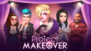 Project Makeoverのタイトルロゴとキャラクターたち