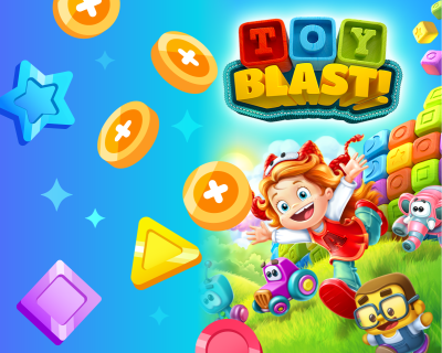 Toy Blastのタイトルロゴ