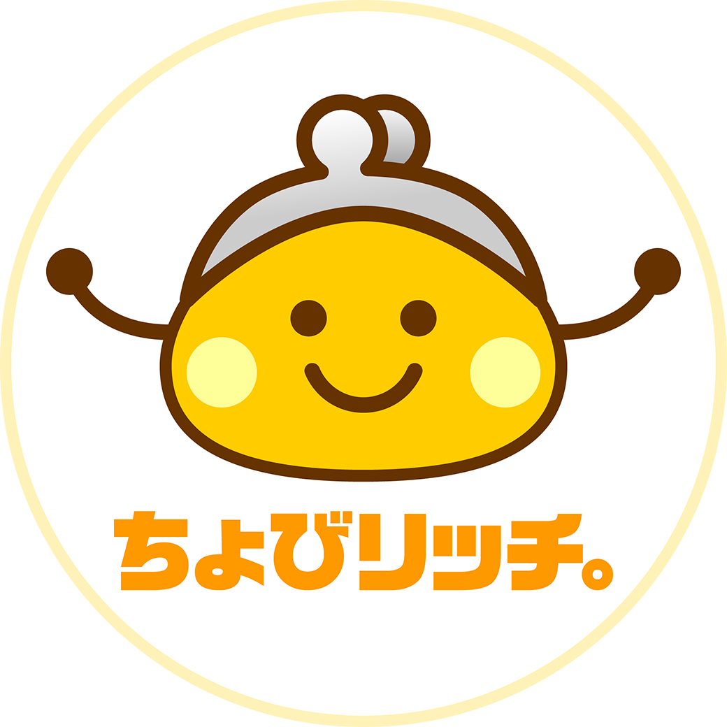 ちょびリッチの公式ロゴ画像